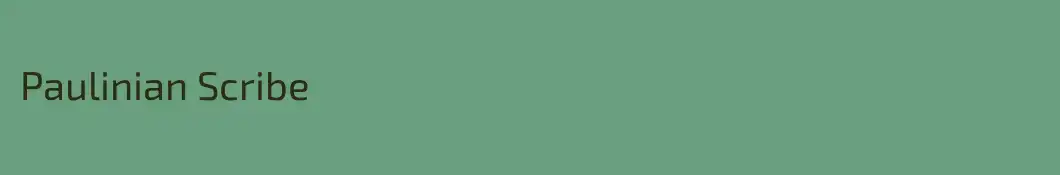 Paulinian Scribe